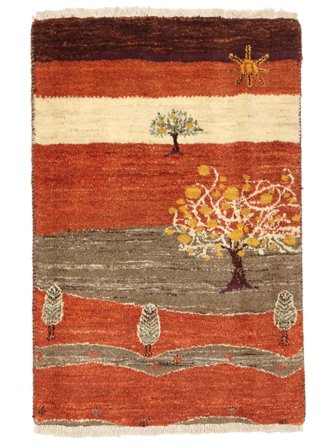 Gabbeh Rug Modern (Wool, )