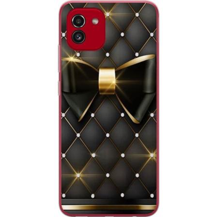 Samsung Galaxy A03 Cover / Mobilcover - Guldrosen