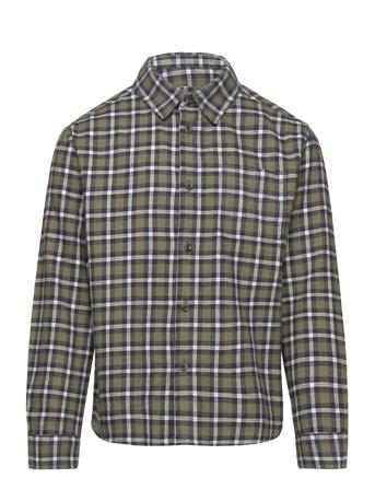 Regular-Fit Check Shirt Mango Green