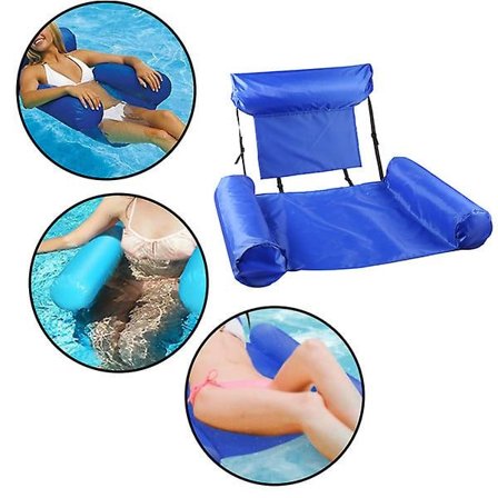 Oppustelige madrasser Vandsvømmebassin Tilbehør Hængekøje Loungestole Pool Float Vandsport Legetøj Flyde Måtte Pool Legetøj