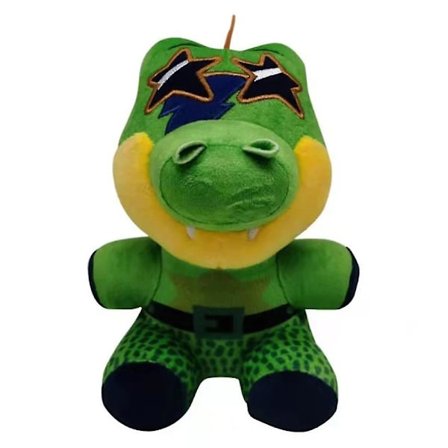 Five Nights At Freddy's Montgomery Gator Grønn Plysjleketøy, 7in Kosedyr Spill Plysj Julgaver Til Barn Barn Spill Fan
