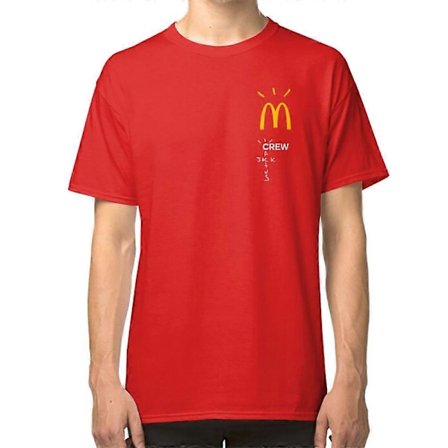 Cactus Jack McDonald Crew T-skjorte
