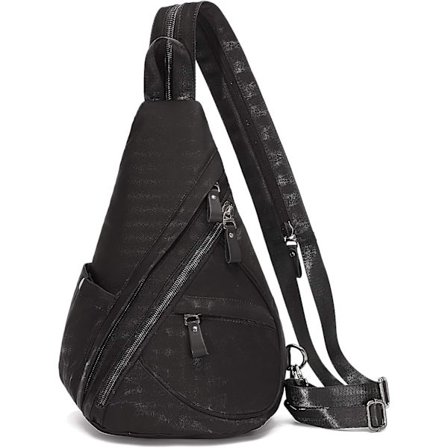 Canvas Sling Bag - Liten Crossbody ryggsäck Shoulder Casual Daypack ryggsäck för män kvinnor