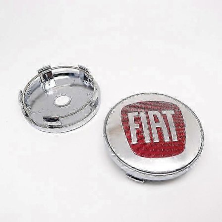 Fiat 500:een 4 kpl 60 mm pyörän keskiön pölykapselit Vanteiden pölytiivis suojus Kapselien tunnus Punto Stilo Bravo Ducato Freemont 124 600