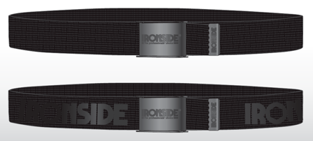 Ironside 300707 Belte 120 cm, stretch, svart, Klær