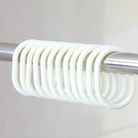 Plastduschslidsar Badrum Bad Spänne Clip Glide Vind