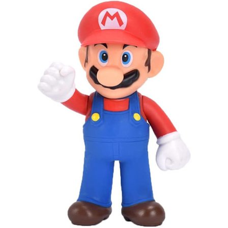 (1 st)Super Mario Handgjord Modelldocka Mario Yao Xi Long Lu Yi Ji Bil Skrivbordsdekoration - Röd Hatt Mario