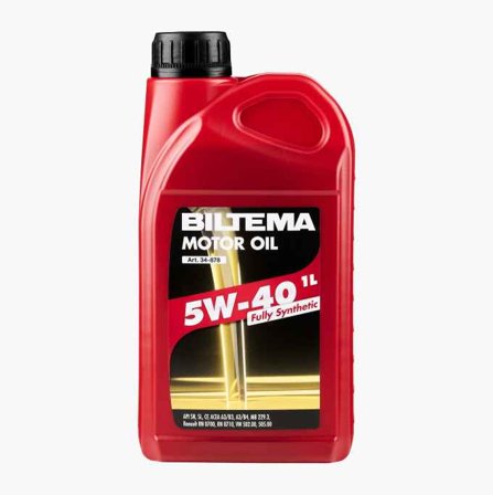 Helsyntetisk motorolja 5W-40 ACEA A3/B3 A3/B4 1 liter
