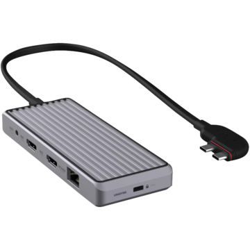 USB-C hub 10 porter 4K60Hz