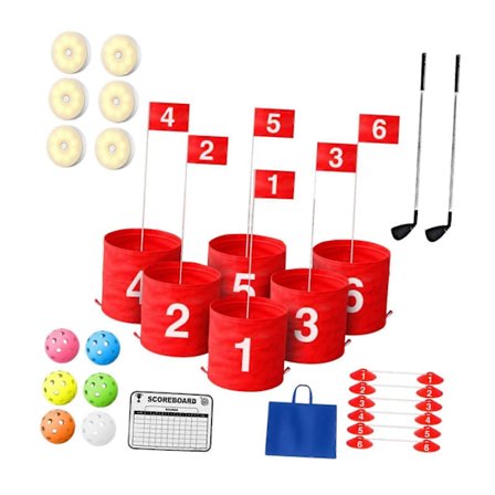 Golfspelsset Golf Chipping Spelbollar Kompatibel med Gräsmatta Nybörjare Familjefest