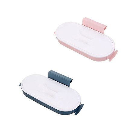 Skraldespandsholder 2 stk. Skraldespandsholder med låg Køkkenkabinet Skraldespandsholder Hængende