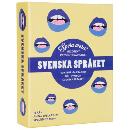 Spela Mera: Svenska Språket Frågespel Spil