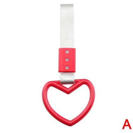 Tsurikawa Ring Hjärta Tåg Buss Handtag Hand Strap Drift Charm Str