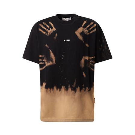 Msgm, T-Shirts Czarny, Mężczyzna, Rozmiar: S