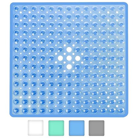 Firkantede Dusjmatter, 53 X 53 Cm, Sklisikre Badematter, Anti-muggbadematter Med Sugkopper