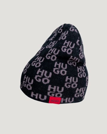 HUGO PULL ON HAT Zwart Mutsen Jongens - Kids Brand Store