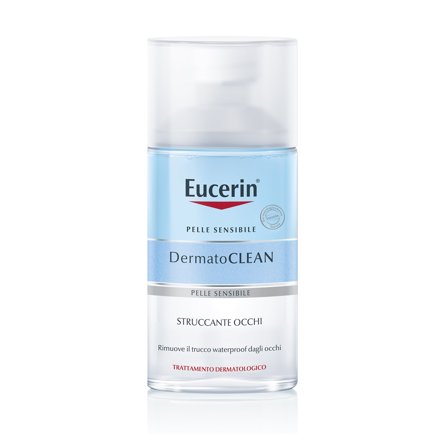 Eucerin DermatoClean [Hyaluron] DermatoCLEAN Struccante per Occhi Waterproof 125ML - Struccante Occhi Waterproof