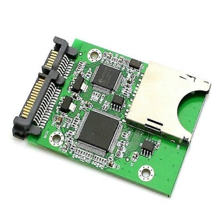 SD till SATA Adapter Konverterare SD/SDHC/SDXC/MMC Minneskort till 2.5in 7+15p SATA