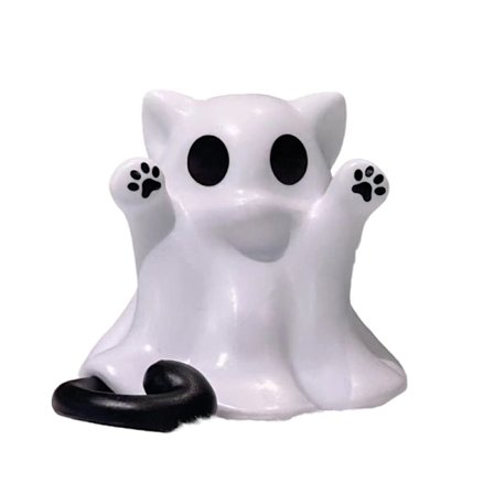 Halloween Spøgelsesfigur Uhyggelig Harpiks Spøgelsesstatue e Spøgelsespynt