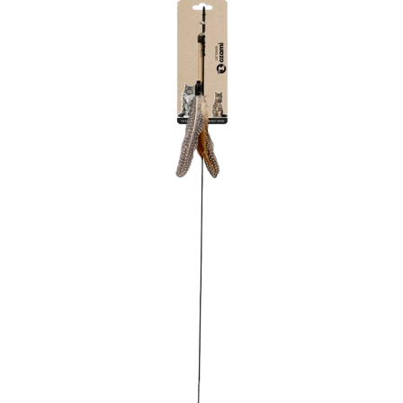 Ozami - Apache Cat Teaser - 3-pakning med katteknurrer - Katt - Katteleker & viftepinner - Viftepinner & viftestenger - ZOO.no