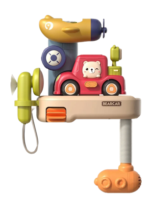 CarloBaby Badleksak biltvätt Babyleksaker Unisex Flerfärgad ONESIZE