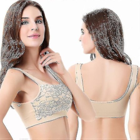 Naisten pitsi Genie-liivit langattomat urheiluliivit hengittävät seksikkäät iskunkestävät Braletit kuntojoogaan