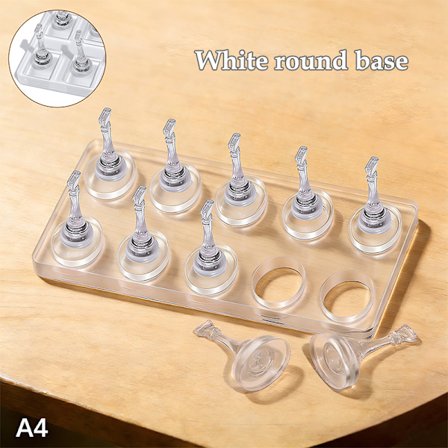 Neglekunst Display Stand Ikke-Magnetisk Negleholder Til Bærbar Akryl