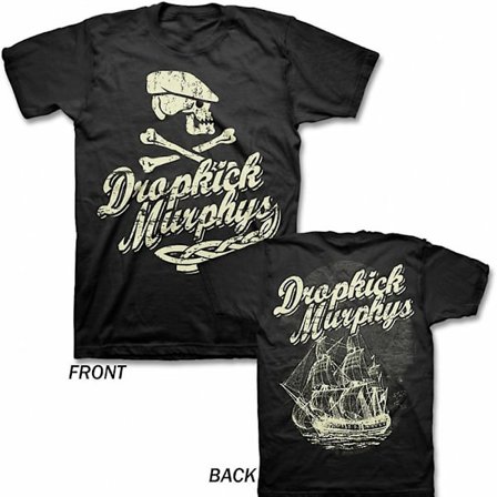 Dropkick Murphys Scally Skull Ship T-shirt