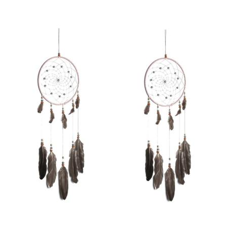 2 stk Home Decoration Dream Catcher Dream Catching Net Pendant 2 pcs