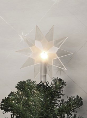 Toppstjerne frostet Ø15