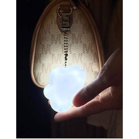 2-pack Touch-Sensitive Handväsklampor, Små Portabla Hjärtformade Batteridrivna Lampor, Plånbokslampor