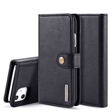 DG.MING iPhone 11 2-in-1 Wallet Etui - Svart