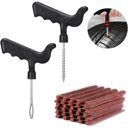 32 Pieces Tire Repair Kit, Pro Tools Plus Self Vulcanizing Tubeless Drill Bits, Tire Repair Kit With Drill Bits, Tire Repair Kit For Car Tire Puncture