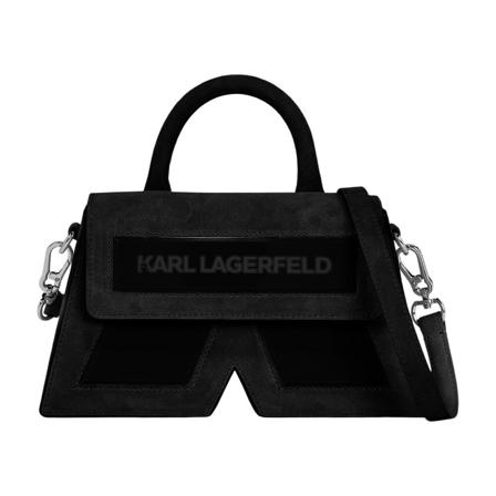 Karl Lagerfeld, Crossbody Essential K Bag Czarny, Kobieta, Rozmiar: ONE Size