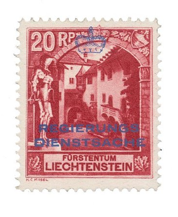 Liechtenstein 1932 - MICHEL D3A - Ubrugt