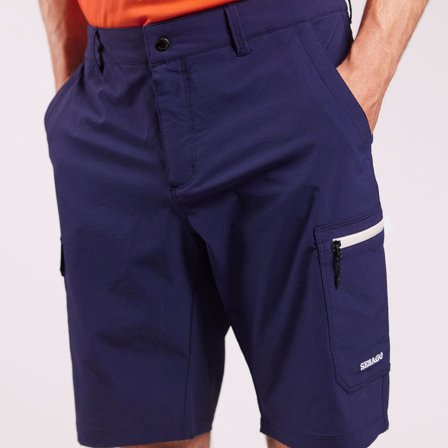 Short de voile Sebago Performance Cargo Navy, homme, X-Large