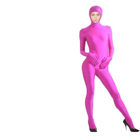 Spandex Helkroppsdräkt med Ansiktsöppning för Halloween Ros