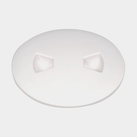 Właz inspekcyjny Nuova Rade Inspection Hatch, okrągły, Ø210/145 mm, z pokrywą na śruby, biały - Jachtowa