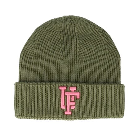 Upfront - Grønn cuff Lue - Spinback Organic Rib Beanie Cuff @ Hatstore