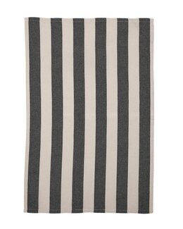 Keittiöpyyhe Amalia, lohkoraita Musta