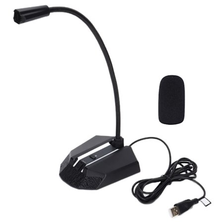 Taidu USB-mikrofon Klart ljud Tålig PC-mikrofon för chatt Sånginspelning