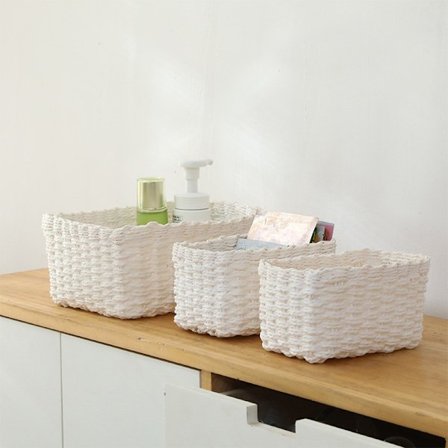 3 st Förvaringskorgar, Badrums Handduks Korg, Organisation