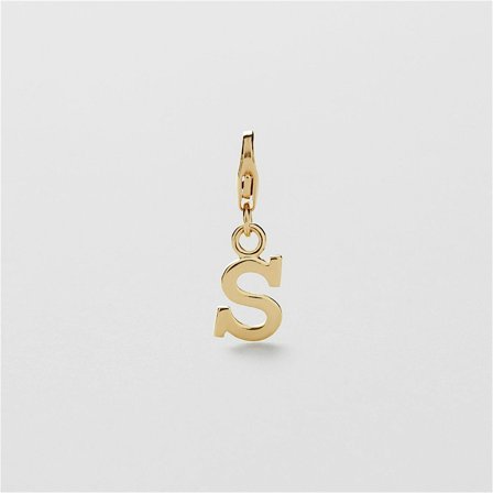 S Letter Charm