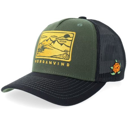 SQRTN - Grön trucker Keps - Kids Nordanvind Jr Cap Olive Trucker @ Hatstore