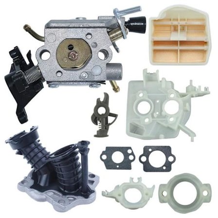 Kaasuttimen Ilmansuodattimen Imujakoputken Korjaussarja Yhteensopiva Husqvarna 445 450 506450401