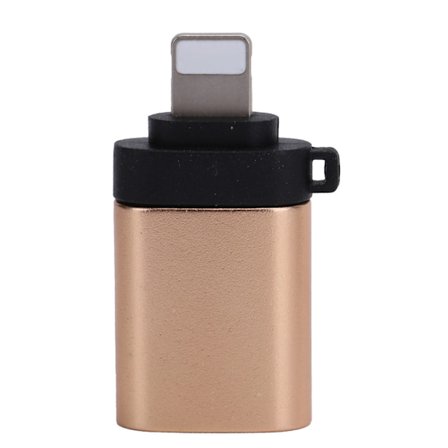 USB 3.0 OTG Adapter Converter Snabb Laddning Dataöverföring Kompatibel med iOS Telefon Guld