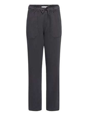 Elastic Waist Trousers Bukser Marineblå Mango*Betinget Tilbud