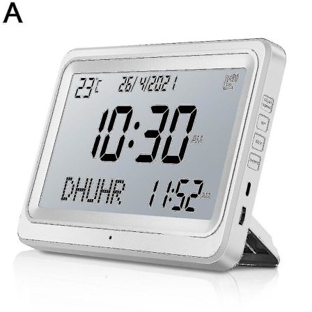 Automatisk Islamsk Azan Athan Bønnepåminnelse Veggklokke 113 B1