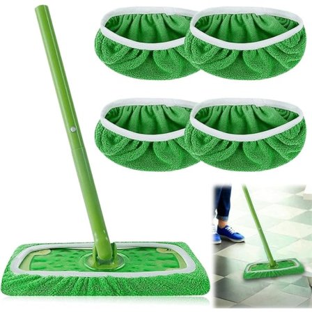 Swiffer Sweeper Mop-ersättningsplattor, dukar till Swiffer golvmopp, återanvändbart överdrag
