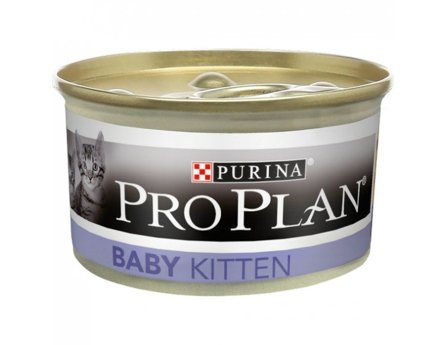 Purina Pro Plan Baby Kitten Mousse Pollo Lattina 85g